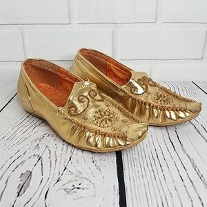 💜-PIERRE DUMAS | NOENI GOLD LOAFERS